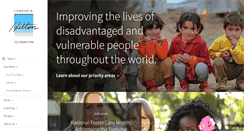 Desktop Screenshot of hiltonfoundation.org