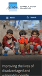 Mobile Screenshot of hiltonfoundation.org