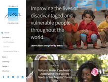Tablet Screenshot of hiltonfoundation.org